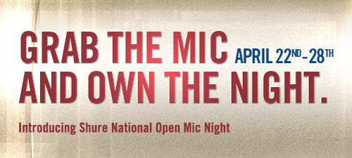 National Open Mic Night 2012