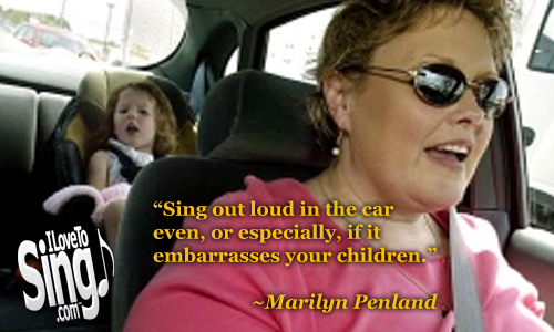 Singsational Quotes: Singing in the Car